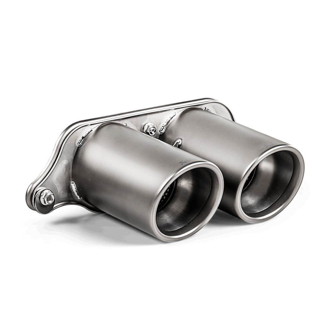 Akrapovič Tail pipe set (Titanium) - PORSCHE 911 GT3 / GT3 TOURING (991.2) Akrapovič Tail pipe set (Titanium) - PORSCHE 911 GT3 / GT3 TOURING (991.2) - Image 1