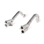 Akrapovič Link pipe set (Titanium) - PORSCHE 718 CAYMAN GT4 / SPYDER