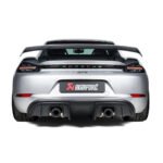 Akrapovič Tail pipe set (Titanium) - Black - PORSCHE 718 CAYMAN GT4 / SPYDER - Image 3